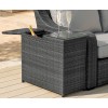 Maze Rattan Garden Furniture Grey Ice Bucket Side Table