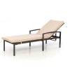 Maze Rattan Garden Furniture Austin Brown Sunlounger