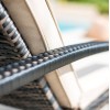 Maze Rattan Garden Furniture Austin Brown Sunlounger