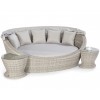 Maze Rattan Garden Furniture Oxford Daybed with Side Tables