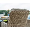 Maze Rattan Garden Furniture Oxford Oval Ice Bucket Table with 6 Venice Chairs & Lazy Susan