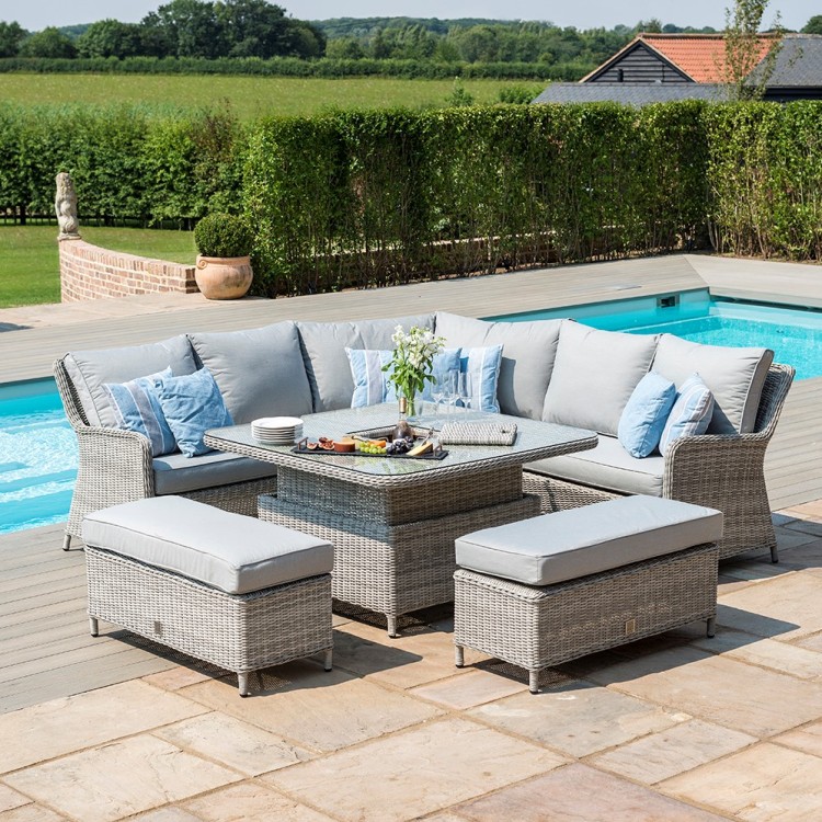 Maze rattan richmond outlet corner bench set