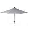 Maze Rattan Garden Round 3m Grey Parasol