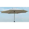 Maze Rattan Garden Round 3m Grey Parasol