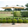 Maze Rattan Garden Rectangular 2x3m Beige Parasol