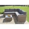 Maze Rattan Garden Furniture Victoria Small Corner Group