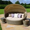 Maze Rattan Garden Furniture Winchester Daybed with Side Tables