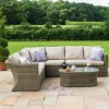 Maze Rattan Garden Furniture Winchester Large Corner Sofa Set