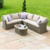 Maze Rattan Garden Furniture Winchester Large Corner Group with Chair