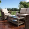 Maze Rattan Garden Furniture Winchester Square High Back Sofa Set