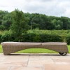 Maze Rattan Garden Furniture Winchester 3 Piece Sunlounger Set