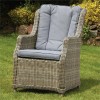 Royalcraft Garden Furniture Wentworth 2 Seater Highback Comfort Round Bistro Set