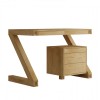 Z Solid Oak Furniture Small Computer Desk