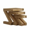 Z Solid Oak Furniture Nest of Tables 