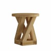 Z Solid Oak Furniture 4 Leg Lamp Table