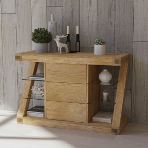Z Solid Oak Furniture Small Sideboard Z Solid Oak Furniture Small Sideboard