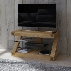 Z Solid Oak Furniture TV Unit 