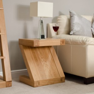 Z Solid Oak Furniture Lamp Table Z Solid Oak Furniture Lamp Table