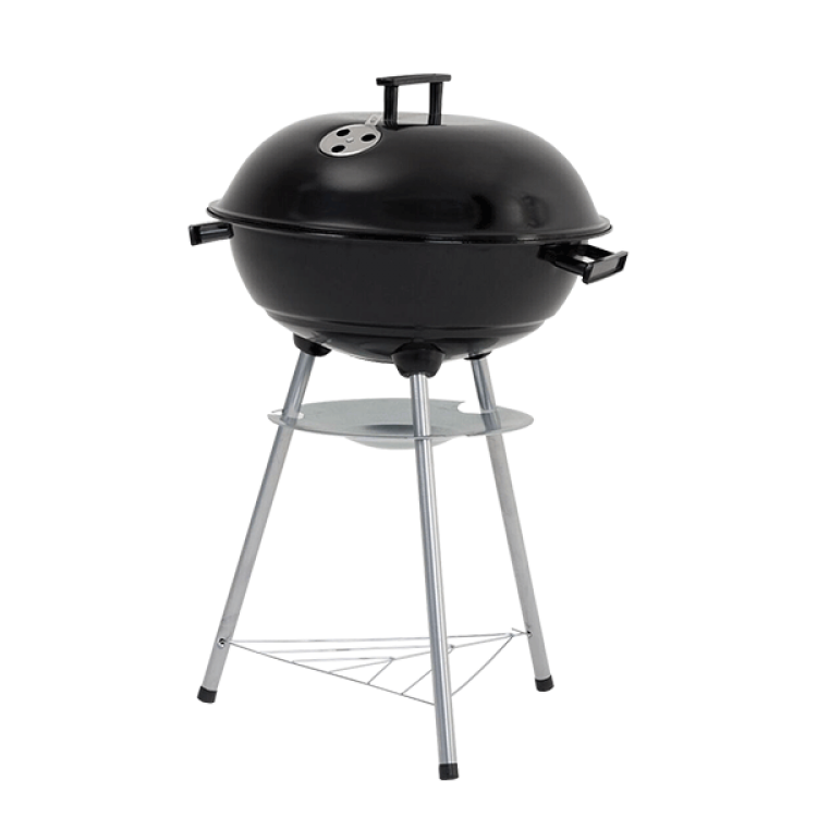 Lifestyle Appliances Outdoor 17" Kettle Charcoal BBQ Grill With 3 Legs BA0017C