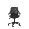 Alphason Office Furniture Croft Black Mesh Fabric Office Chair