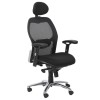 Alphason Office Furniture Portland Black Mesh Fabric Executive Chair