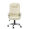 Houston Cream High Back Leather Executive Office Chair