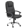 Houston Black High Back Leather Executive Office Chair