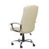 Houston Cream High Back Leather Executive Office Chair