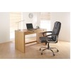 Houston Black High Back Leather Executive Office Chair