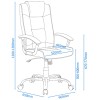 Houston Cream High Back Leather Executive Office Chair