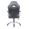 Alphason Office Furniture Talladega Black Faux Leather Racing Office Chair