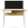 Alphason Office Furniture Freemont White and Light Oak Desk