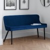 Luxe High Back Bench Blue