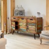 Coastal Chic Reclaimed Wood Furniture Large Sideboard IRS02A