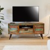 Coastal Chic Reclaimed Wood Furniture Widescreen TV Cabinet IRS09A