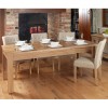 Mobel Oak Furniture 8 Seater Hidden Extending Dining Table COR04E