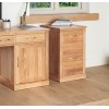 Mobel Oak Furniture 2 Drawer Filing Cabinet COR07A