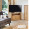 Mobel Oak Furniture Corner Television Cabinet Stand Unit   COR09C
