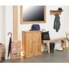 Mobel Oak Furniture Shoe Cupboard Rack COR20A