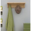 Mobel Oak Furniture Wall Mounted Coat Rack COR20B