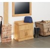 Mobel Oak Furniture Shoe Bench with Hidden Storage  COR20C
