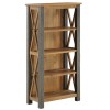 Urban Elegance Reclaimed Wood Furniture Small Bookcase VPR01B