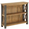 Urban Elegance Reclaimed Wood Furniture Low Bookcase VPR01F