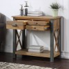 Urban Elegance Reclaimed Wood Furniture Small Console Table VPR02B