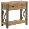 Urban Elegance Reclaimed Wood Furniture Small Console Table VPR02B