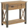 Urban Elegance Reclaimed Wood Furniture Small Console Table VPR02B