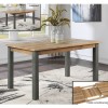Urban Elegance Reclaimed Wood Furniture 200cm Extending Dining Table VPR04B