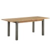 Urban Elegance Reclaimed Wood Furniture 200cm Extending Dining Table VPR04B