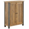 Urban Elegance Reclaimed Wood Furniture Large Shoe Storage Cupboard VPR20B