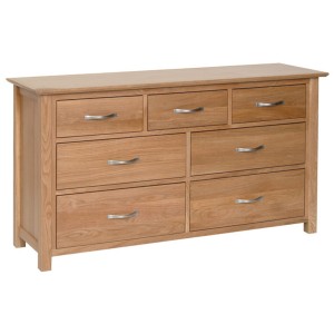 Devonshire New Oak Furniture 3 Over 4 Chest of Drawers Devonshire New Oak Furniture 3 Over 4 Chest of Drawers